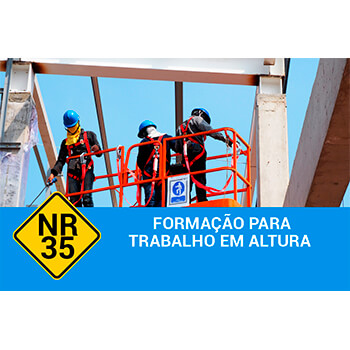 Treinamento NR 35 trabalho em altura em Caieiras